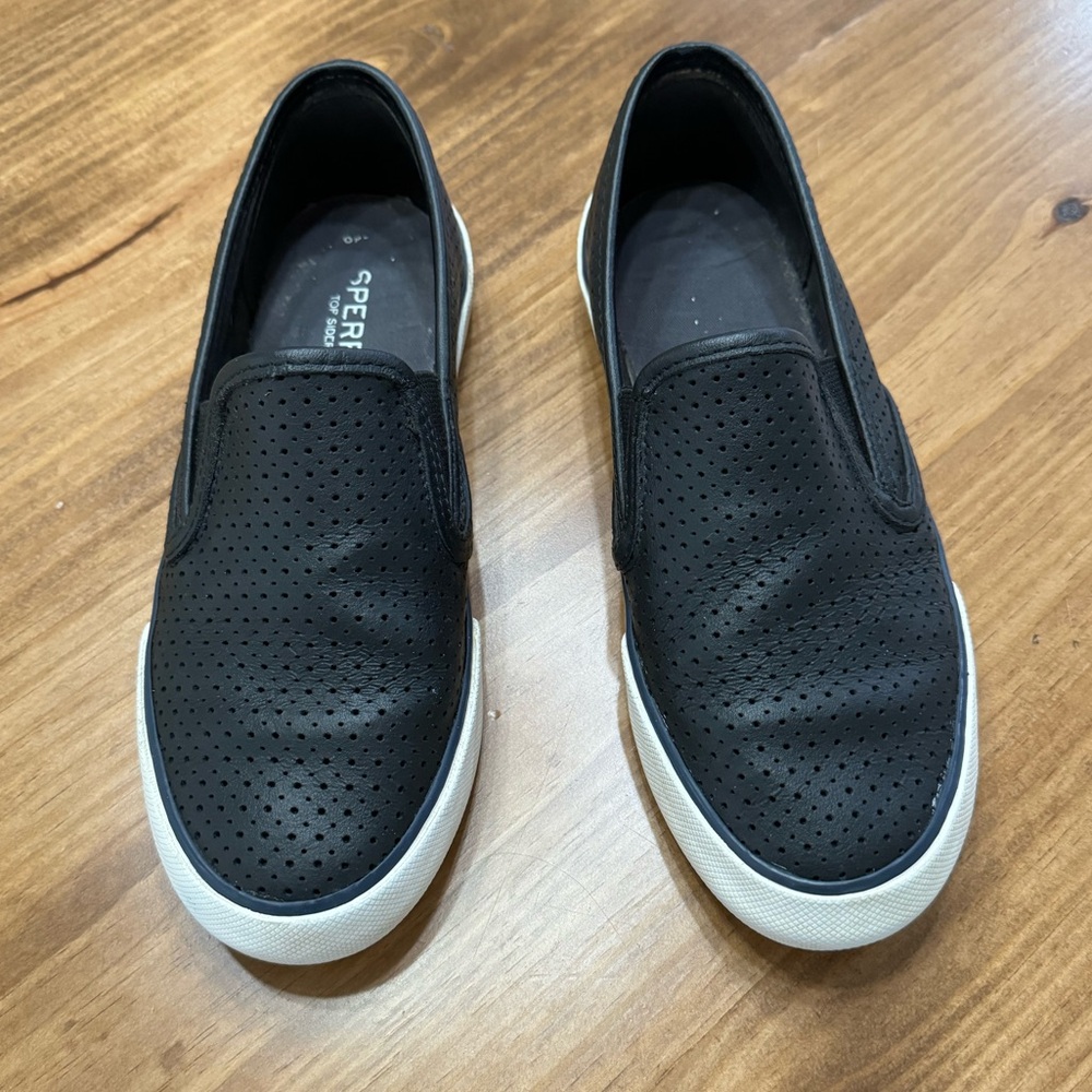 Sperry Crest Twin Gore Sneaker Size 8M black
